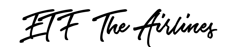 ETF The Airlines Font Download Free